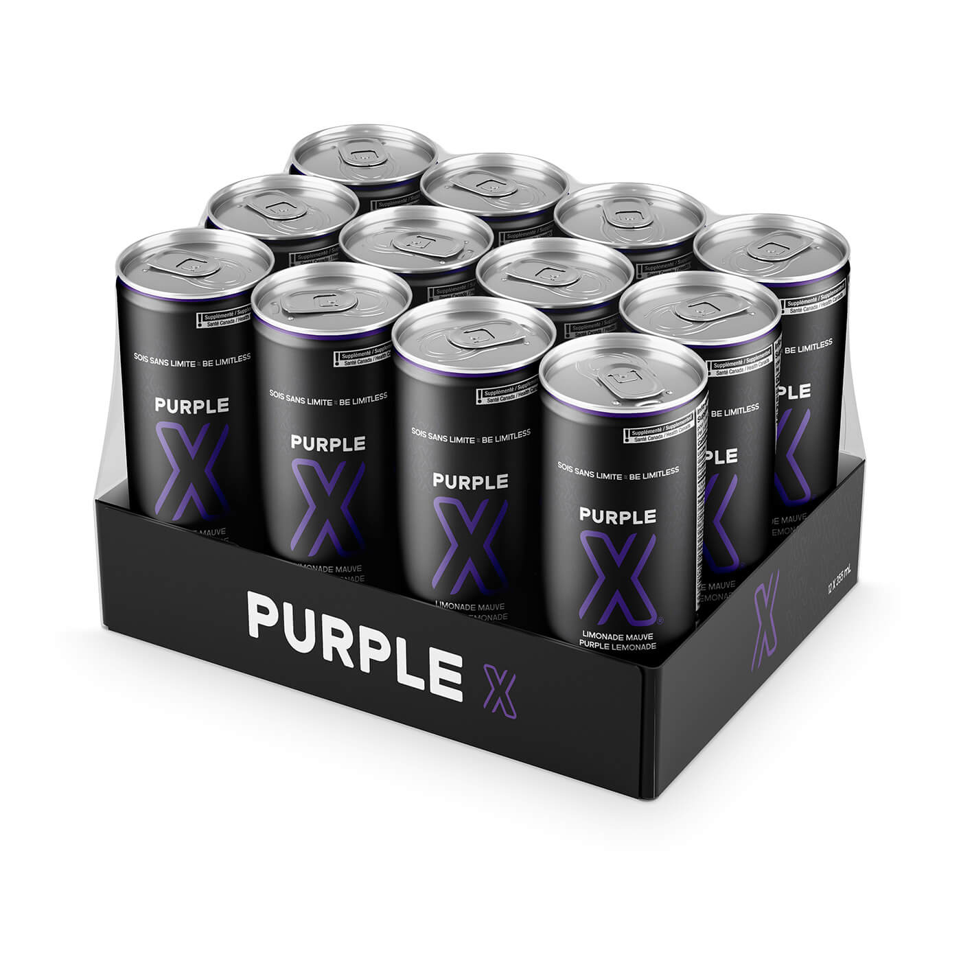 Energy Drink - Case of 12 - Purple Lemonade (355ml)